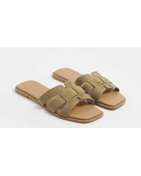 Yours Clothing - Cut Out Mule Sandals - Lyst