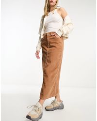 Cotton On - Falda larga color camel - Lyst