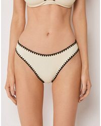 Calzedonia - Bikini Bottoms Bicolor Embroidery - Lyst