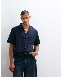 ARKET - Pure Linen Short Sleeve Resort Shirt - Lyst