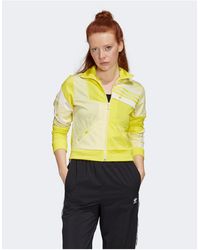 adidas originals x danielle cathari diagonal side stripe denim jacket