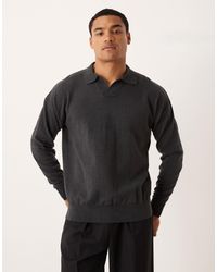 ASOS - – langärmliges relaxed-fit-polohemd - Lyst