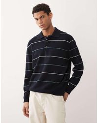 ARKET - Cotton Blend Knitted Polo - Lyst