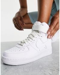Zapatillas blancas con tachuelas Air Force 1 Nike de color Blanco | Lyst