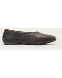 AllSaints - Hailee Leather Ballet Flats - Lyst