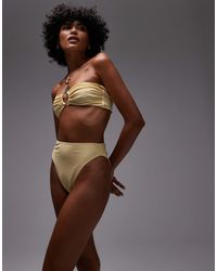 TOPSHOP - Thailand High Waisted Bikini Bottoms - Lyst