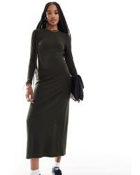 ONLY - Ribbed Maxi Dress - Lyst