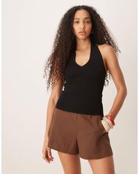Mango - Slim Fit Fine Knit V-neck Vest - Lyst