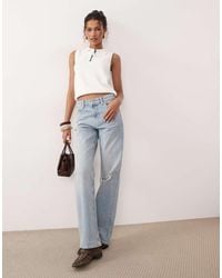 ASOS - Comfort Stretch Straight Leg Jeans - Lyst