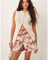 ASOS - Washed A Line Shorts - Lyst
