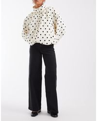 Gap - Stride High Rise Wide Leg Jeans - Lyst