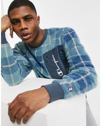 champion harvard sherpa crew neck sweater