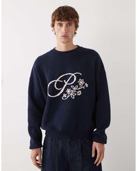 Prohibited - Oversized Bloom Logo Knit Jumper - Lyst
