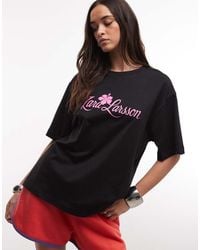 ASOS - X Z. Larsson Official Merch Licence Oversized T-shirt With Print - Lyst