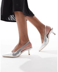 SEQWL - Maybach Slingback Kitten Heels - Lyst