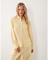 GOOD AMERICAN - Poplin Classic Boxy Shirt Co-Ord - Lyst