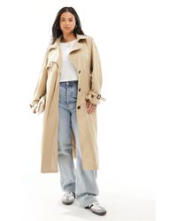 ONLY - Trench-coat long - beige - Lyst