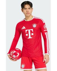 adidas Originals - Fc Bayern 26/27 Home Authentic Jersey Long Sleeve - Lyst