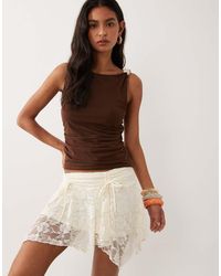 Cotton On - Sandy Hanky Hem Mini Skirt - Lyst