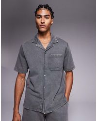 River Island - Short Sleeve Shirt Co-Ord - Lyst