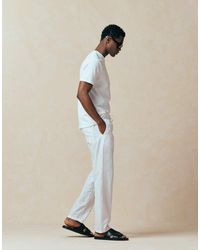 Jack & Jones - Drawstring Linen Mix Pants - Lyst