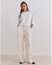 Aim'n - Pantalon ajusté décontracté luxe crème - Lyst