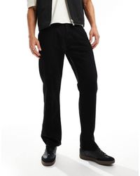Levi's - Vaqueros Negros De Corte Recto Holgado 555 '96 De - Lyst