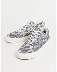 vans grey leopard print