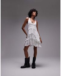 AllSaints - Cavarly Mini Dress - Lyst