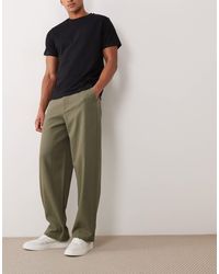 ASOS - Loose Straight Canvas Pants - Lyst