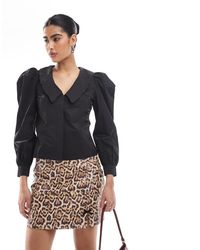 Glamorous - Statement Sleeve Blouse - Lyst