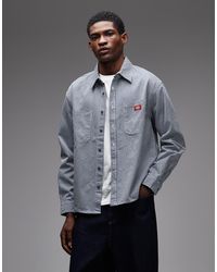 Dickies - Hickory Striped Long Sleeve Work Shirt - Lyst