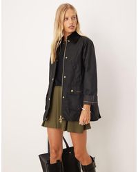 Barbour - Modern Beadnell Wax Jacket - Lyst