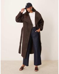 Gina Tricot - Midi Jas Met Overslag, Riem En Opstaande Boord - Lyst