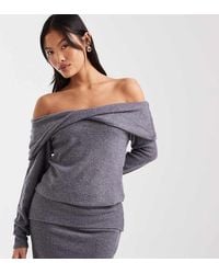 Vero Moda - Off Shoulder Long Sleeve Top Co-ord - Lyst