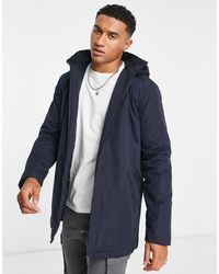 French Connection - Lined Mac Jacket With Hood - Lyst