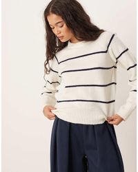 Brave Soul - Knitted Crew Neck Jumper - Lyst