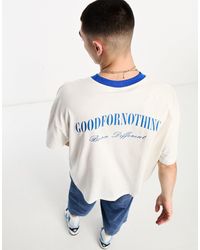 Good For Nothing – oversize-t-shirt - Weiß
