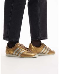 adidas Originals - Japan Trainers Metallic Gold And Silver Stripe - Lyst