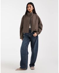ONLY - Zip Through Cropped Jacket - Lyst