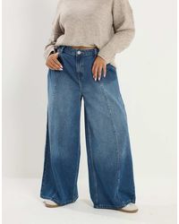 Yours Clothing - Palazzo Wide Leg Jeans - Lyst