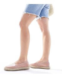Asos Design Wide Fit - Joey Closed Toe Espadrilles - Lyst