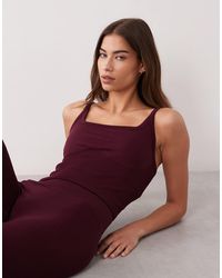 4505 - Sculpting Seamless Square Neck Singlet With Inner Bra And Removable Padding - Lyst