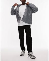 TOPMAN - Stretch Taper Jeans - Lyst