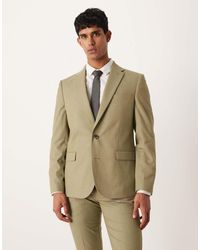 ASOS - Smal Colbert Van Flanel - Lyst