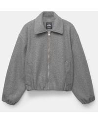 Pull&Bear - Giacca Bomber Morbida Medio - Lyst