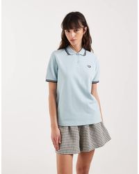 Fred Perry - Twin Tipped Logo Polo Shirt - Lyst