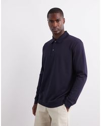 ARKET - Long Sleeve Polo Shirt - Lyst