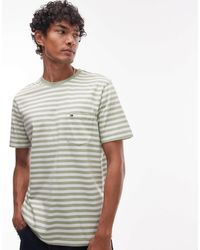 Tommy Hilfiger - – essential – regular-fit-t-shirt mit streifen - Lyst