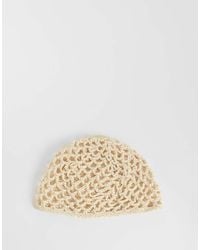 Pieces - Crochet Hat - Lyst